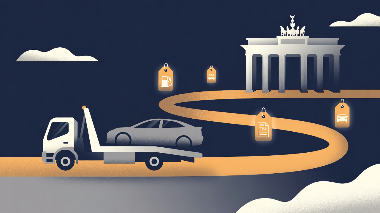 Was der Autoimport aus Deutschland 2026 kostet — woraus sich der Preis zusammensetzt